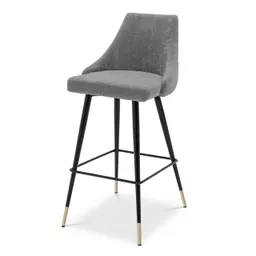clarck grey | black & brass finish legs