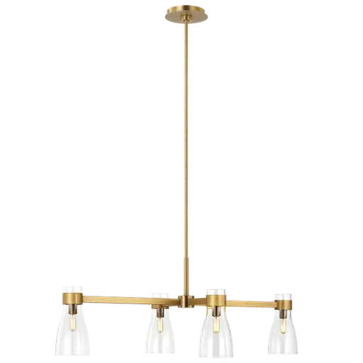 Купить Люстра Moritz Four Light Linear Chandelier в интернет-магазине roooms.ru