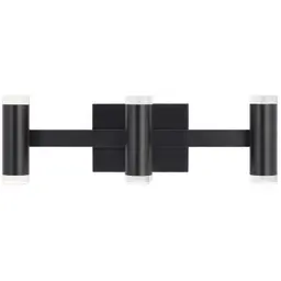 Matte Black 3-Lite Standard LED 90 CRI 3000K 120V