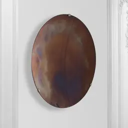 concave mirror glass | multicoloured S
