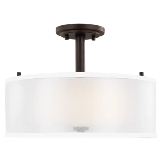 Купить Накладной светильник Elmwood Park Two Light Semi-Flush Mount в интернет-магазине roooms.ru