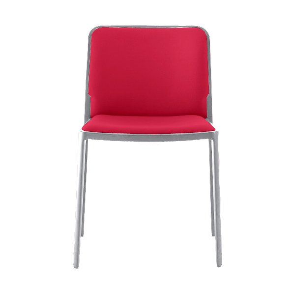 Trevira Red,Polished Aluminum