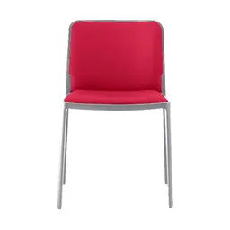 Trevira Red,Polished Aluminum