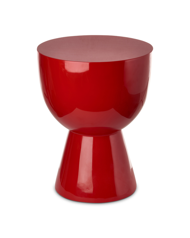 Rust red Lacquered polyester