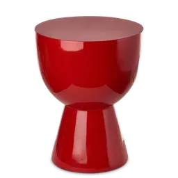 Rust red Lacquered polyester