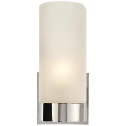 Polished Nickel Frosted Glass