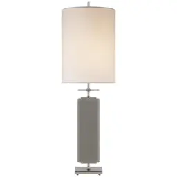 Grey 12" x 12" x 16" Cream Linen