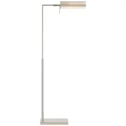 Polished Nickel White Glass