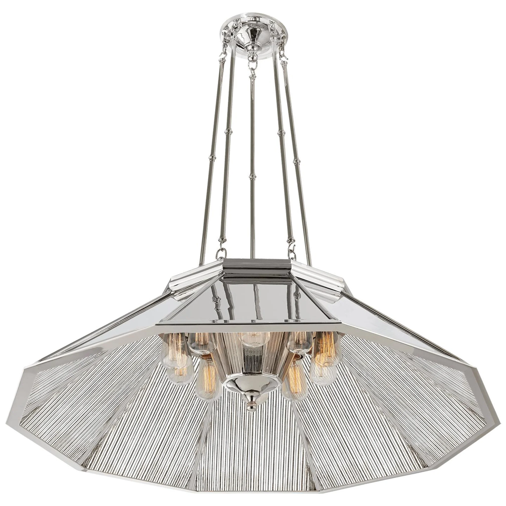 Купить Люстра Rivington Large Ten-Paneled Chandelier в интернет-магазине roooms.ru