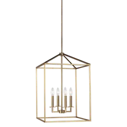 Satin Brass LED Bulb(s) Included