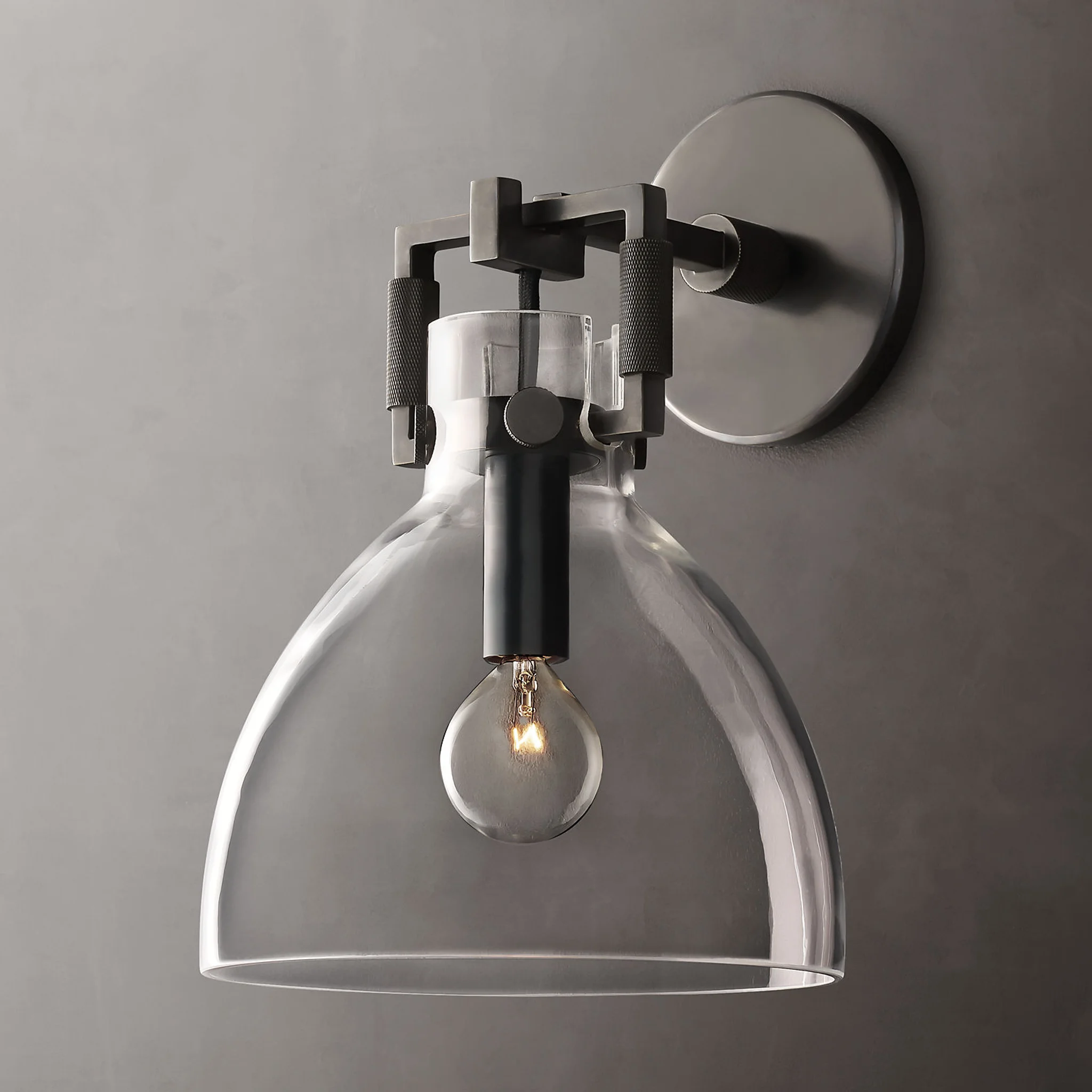 Купить Бра Machinist Glass Cloche Sconce 8" в интернет-магазине roooms.ru