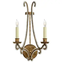 Gilded Iron Clear Glass