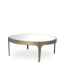 brushed brass finish | bronze finish | bevelled mirror glass S