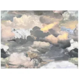 9 ft 8 in x 13 ft,Light,Wool,Landscape