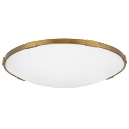 Aged Brass 24" Diameter LED 90 CRI 3000K 120V