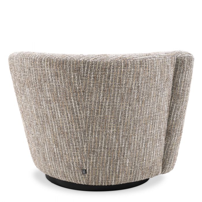 mademoiselle beige | black swivel base left