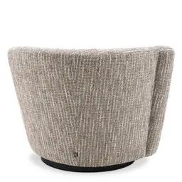 mademoiselle beige | black swivel base left