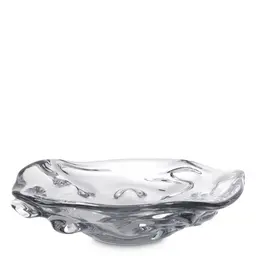 hand blown glass | clear L