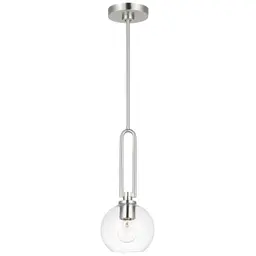 Brushed Nickel LED Bulb(s) Included