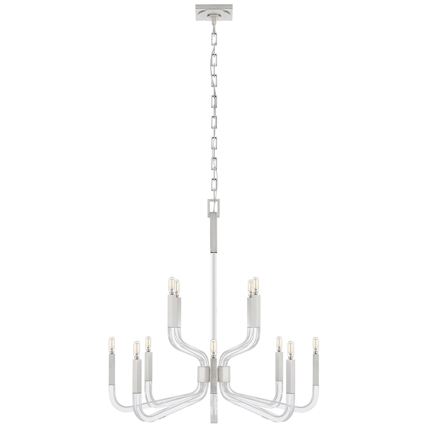 Polished Nickel and Crystal