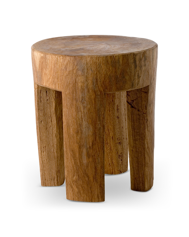 Купить Приставной столик/Табурет Round Four Square Legs Stool в интернет-магазине roooms.ru