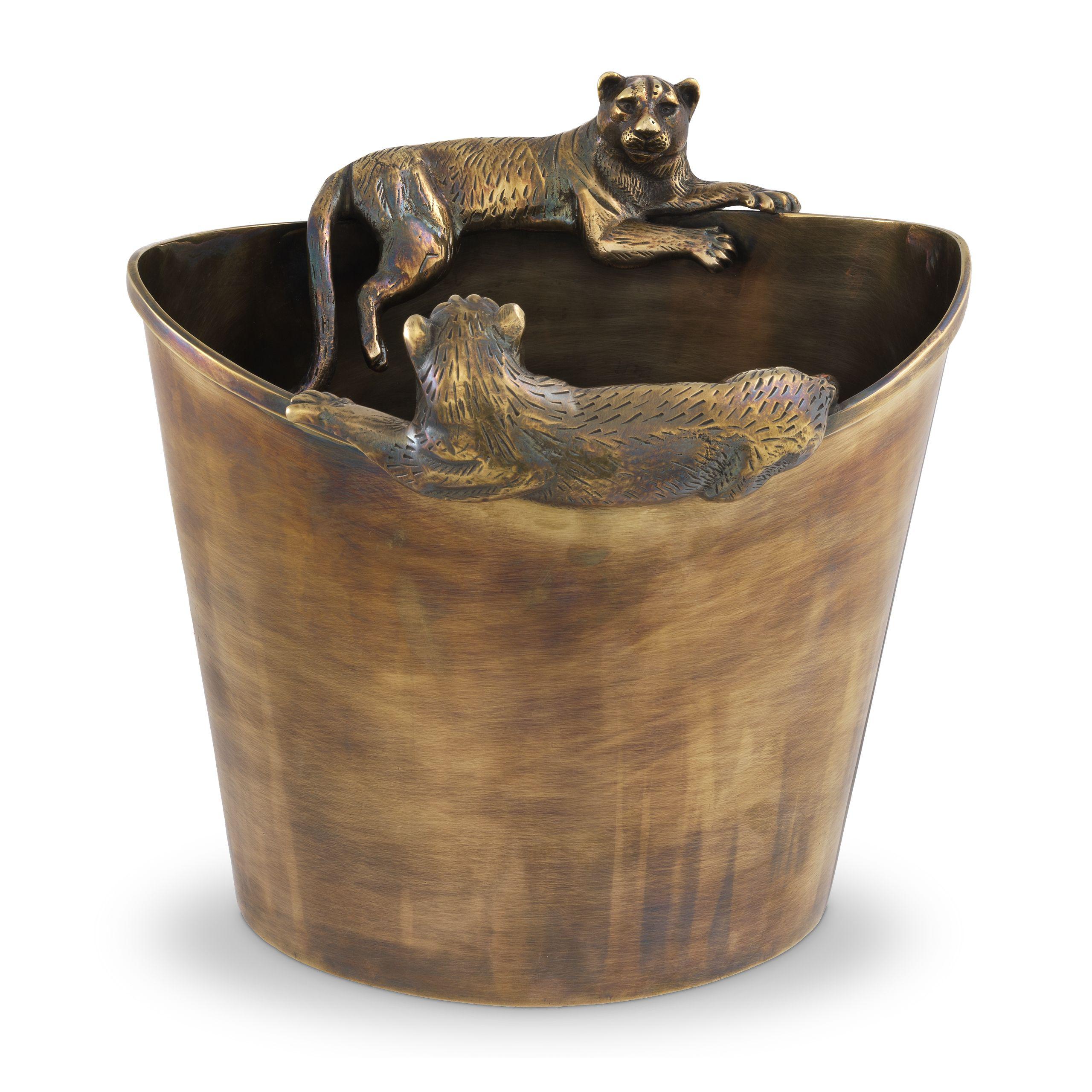 vintage brass finish