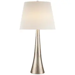 Burnished Silver Leaf 13" x 18" x 13" Linen