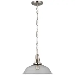 Polished Nickel Clear Glass