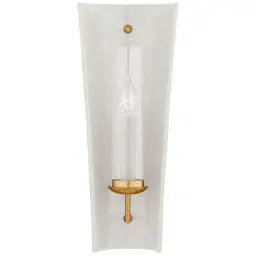White and Gild Clear Glass