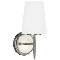 Brushed Nickel LED Bulb(s) Included