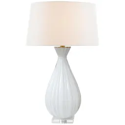 Matte White 17" x 19" x 10" Linen