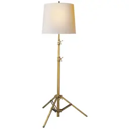 Hand-Rubbed Antique Brass 17" x 20" x 17" Natural Paper