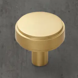 Lacquered Burnished Brass 1-1/2"