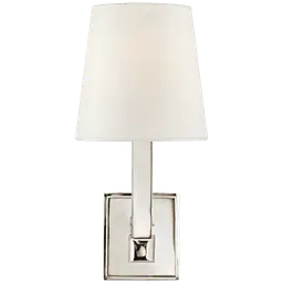 Polished Nickel 4.5" x 6.25" x 6.25" Linen