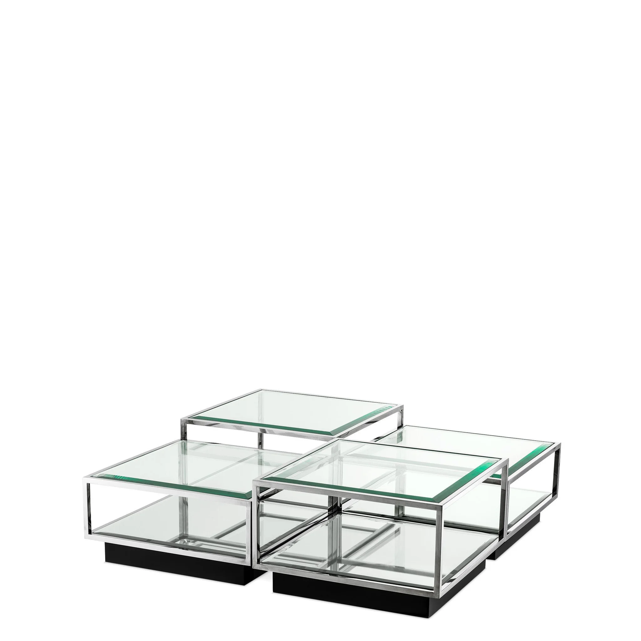 Купить Журнальный столик Coffee Table Tortona set of 4 в интернет-магазине roooms.ru