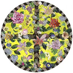 11.4 Ft. Diameter,Citrus,Wool