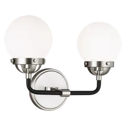 Brushed Nickel LED Bulb(s) Included