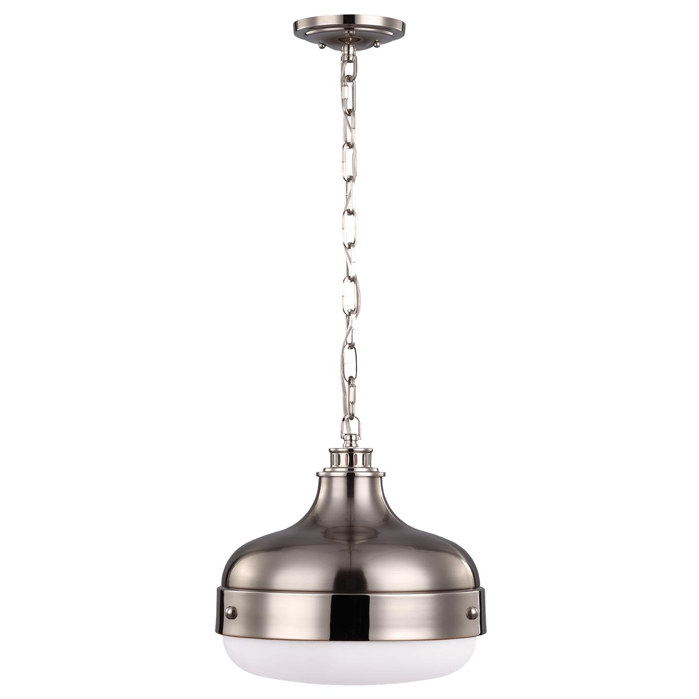 Polished Nickel / Brushed Steel