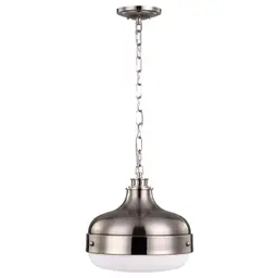 Polished Nickel / Brushed Steel