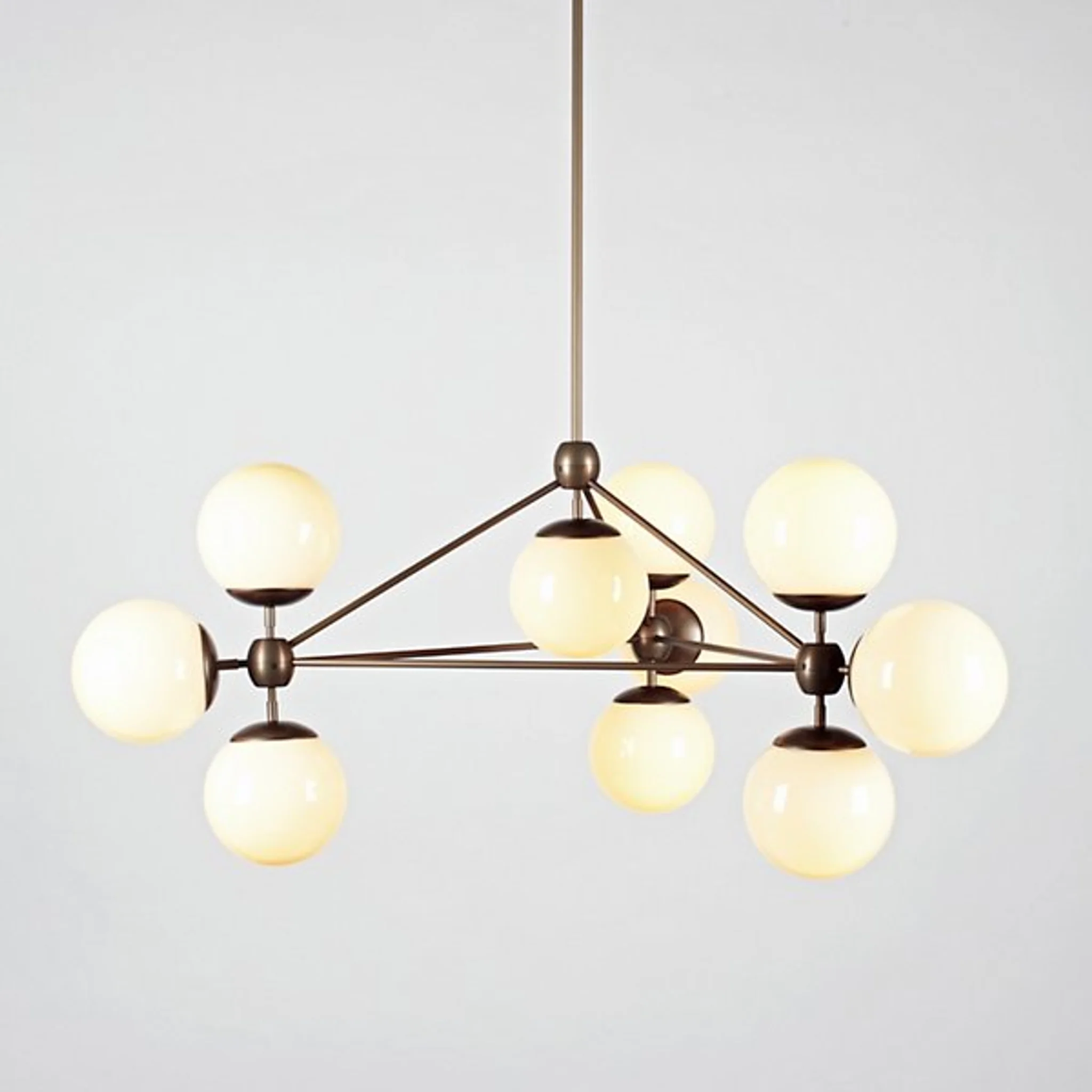 Купить Люстра Modo 3 Sided Chandelier - 10 Globes в интернет-магазине roooms.ru