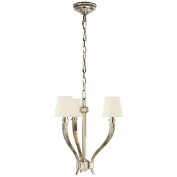 Polished Nickel 3" x 4" x 4" Linen