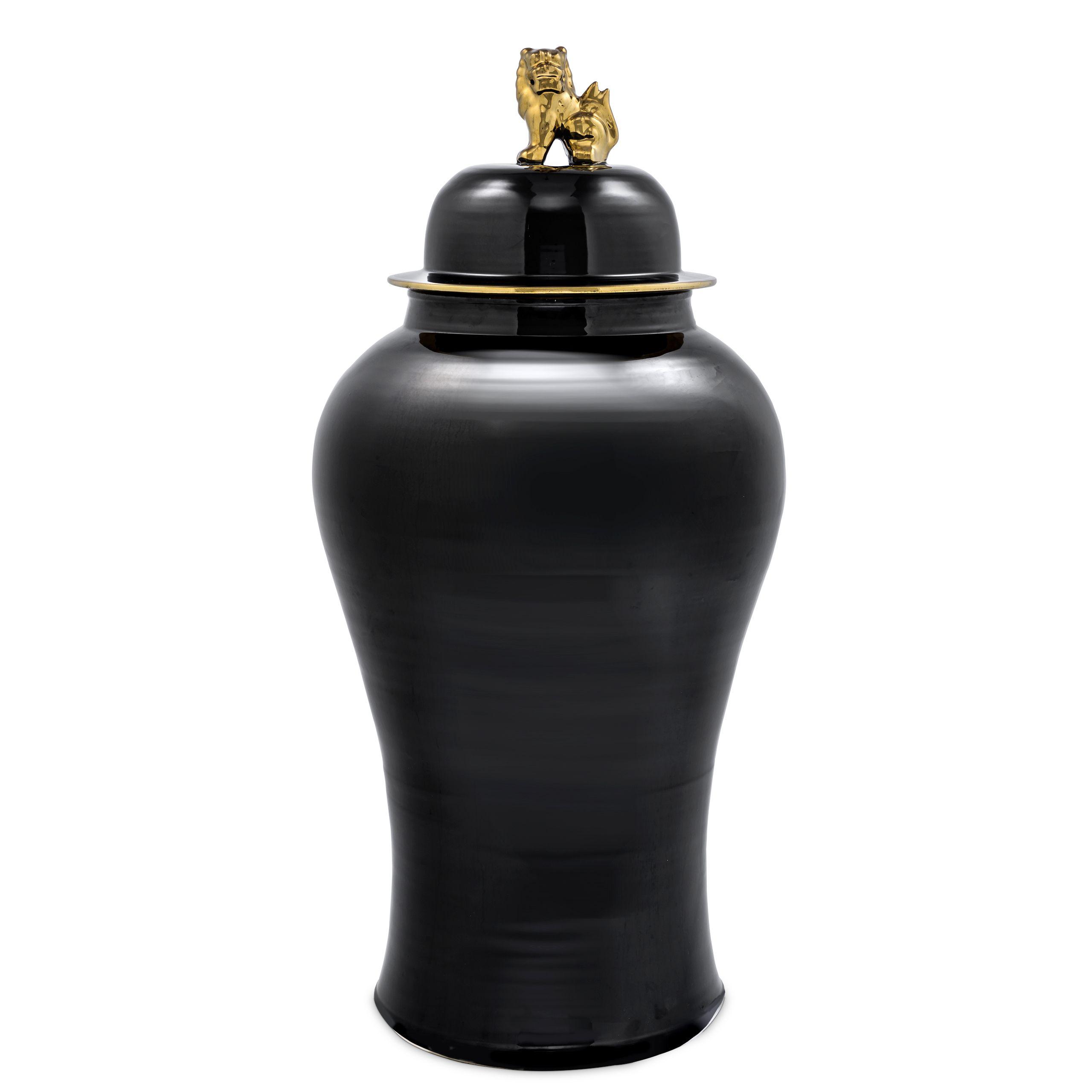 black porcelain | gold porcelain L