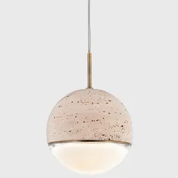 Small,Travertine,LED Built-in