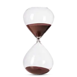 Dark brown Glass with sand