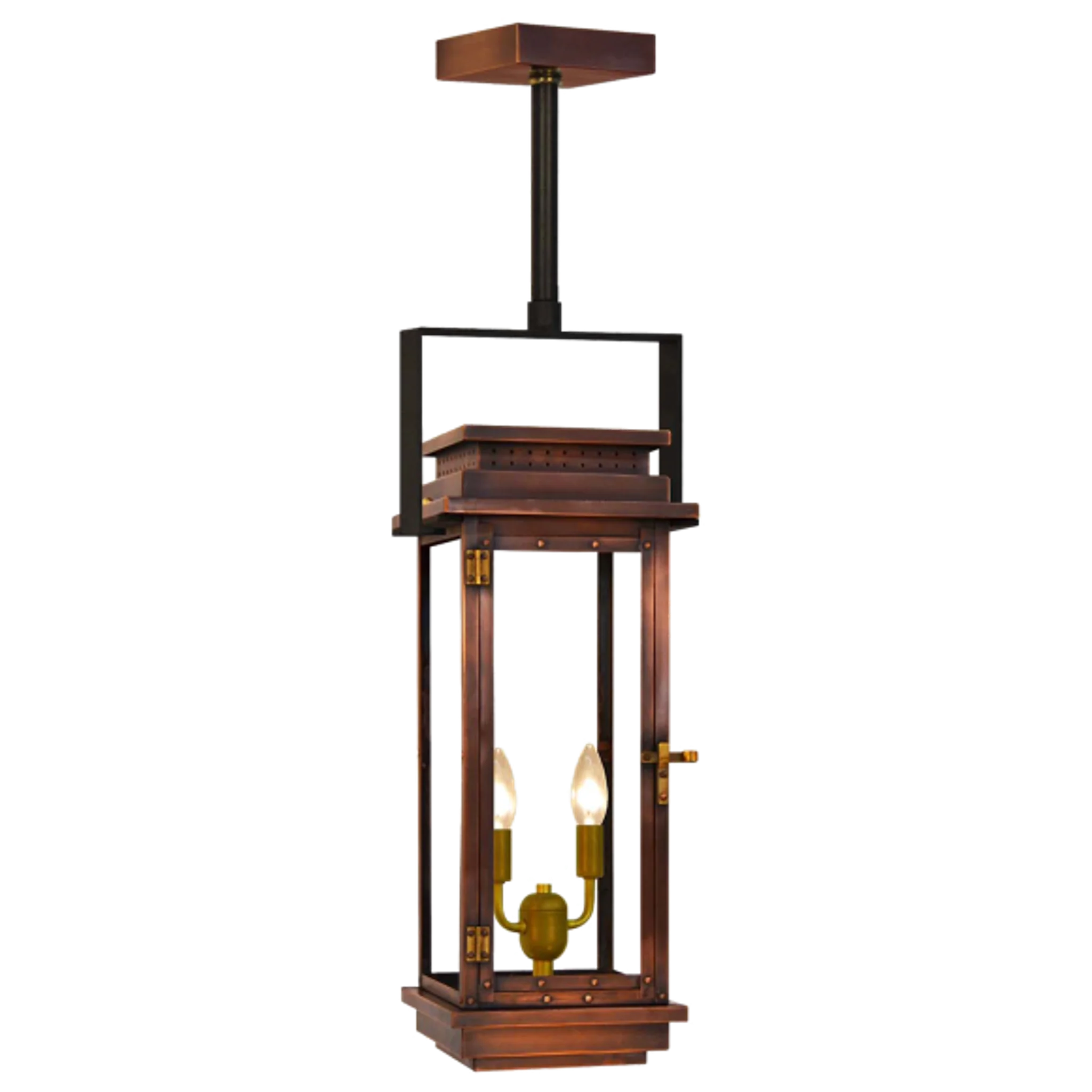 Купить Уличный подвесной светильник Contempo 24" Yoke Ceiling Lantern в интернет-магазине roooms.ru