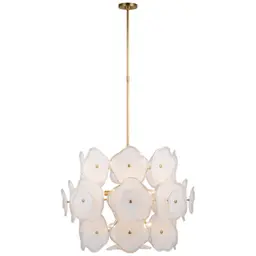 Soft Brass Cream Tinted Glass