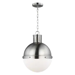 Brushed Nickel LED Bulb(s) Included