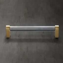 Lacquered Burnished Brass 6"