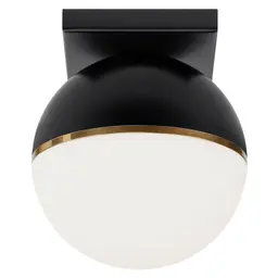 Matte Black/Aged Brass LED 90 CRI 2700K 120V