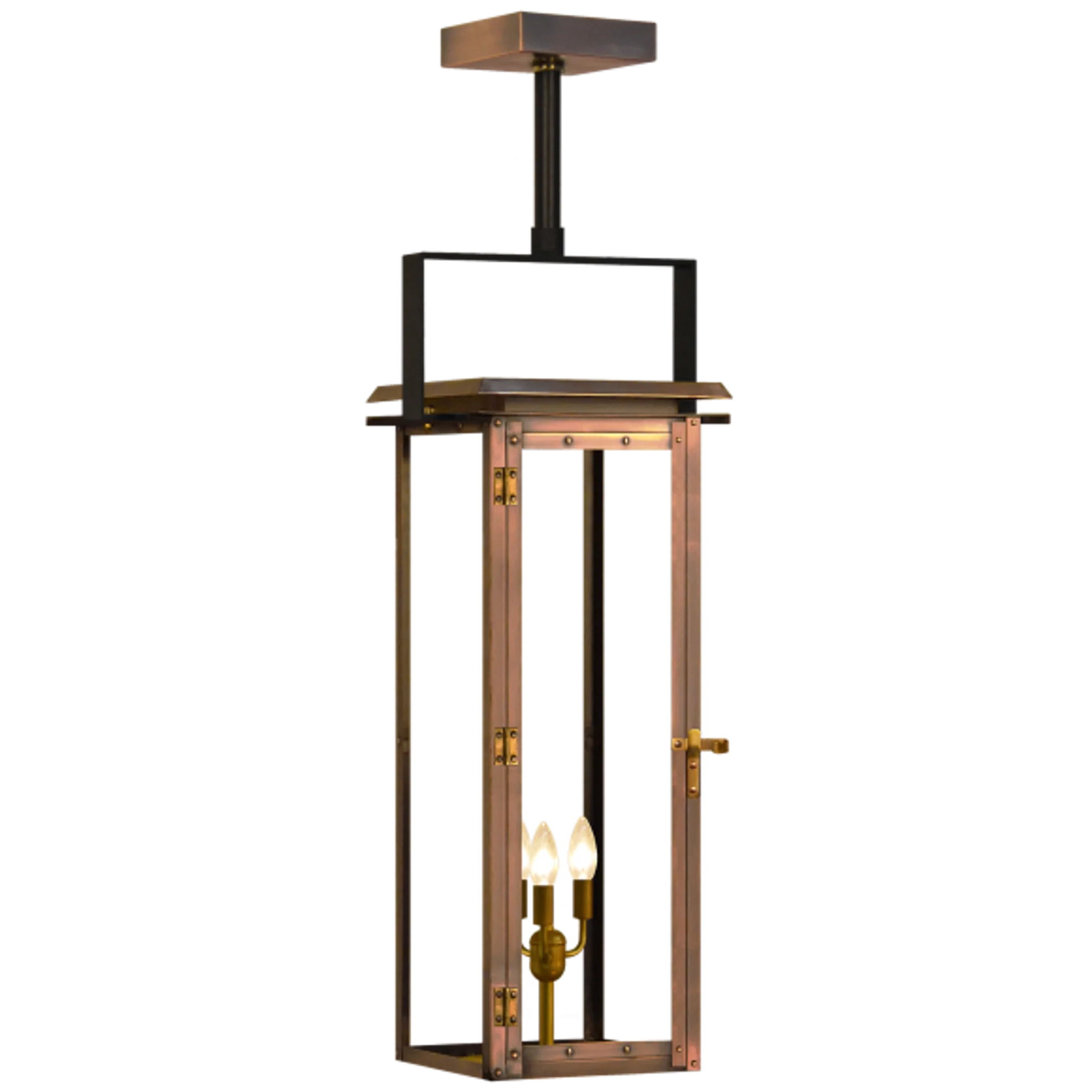 Купить Подвесной светильник Hyland 30" Contemporary Yoke Lantern в интернет-магазине roooms.ru